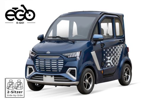 E-GO! eK4 4kW 60V60Ah Elektroauto Leichtkraftfahrzeug