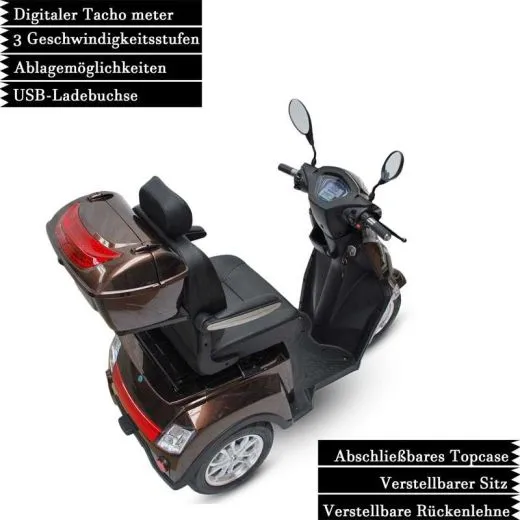Dreirad AIS Engel 504 Update überarbeitet Seniorenmobil e-mobil